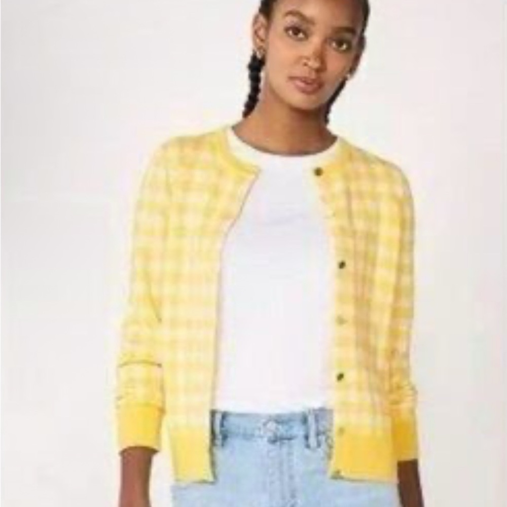 Piombo Yellow white Argyle Women's Sweater